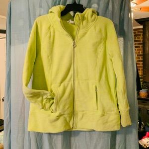 Hooded fleece zip up